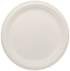 PLATE - BAGASSE - SINGLE COMPARTMENT - 6" / 1000
