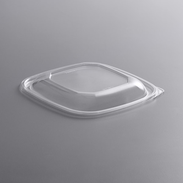 SQUARE CONTAINER LID - CLEAR DOME - 24/32/48OZ / 300