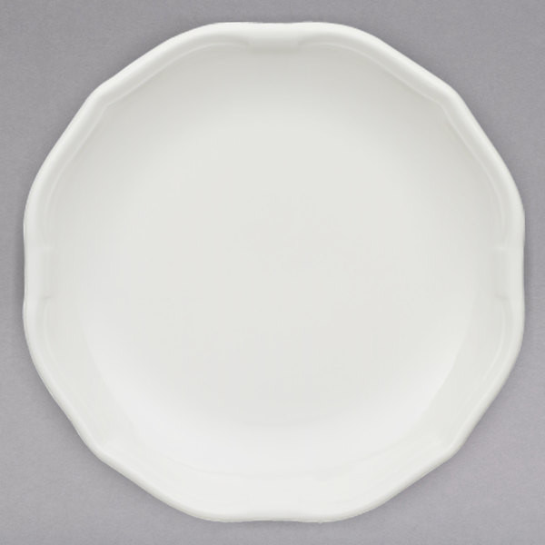 VILLEROY - LA SCALA - 6.25" - WHT PORCELN PLTE / 6