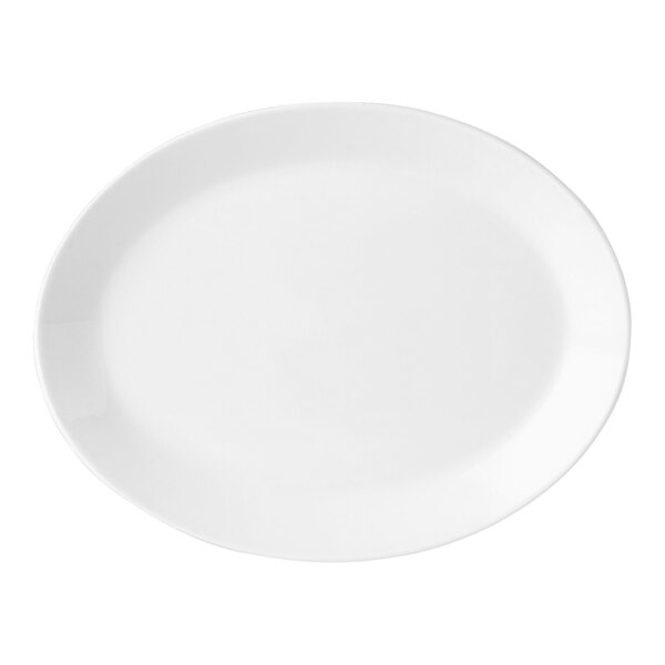 STEELITE - OVAL PLATTER COUPE ALUMINA 11" / 12