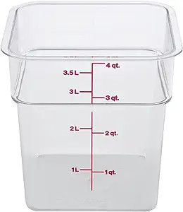 CAMBRO - SQUARE CONTAINER 4QT/ 1