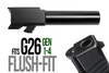 Combat Armory barrel Fits Glock 26 9mm Flush Fit Barrel