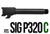 Combat Armory Barrel Fits SIG SAUER P320C 9MM Threaded 4.625'' In Black