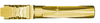 Combat Armory Barrel Fits Glock 19 9mm Match Titan 6 Series Barrel in Gold