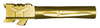 Combat Armory Barrel Fits Glock 19 9mm Match Titan 6 Series Barrel in Gold