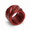 Combat Armory Thread Protector 1/2 x 28 (9mm & .357SIG Barrel) Knurled Thick Spiral in Red Combat Armory Thread Protector 1/2 x 28 (9mm & .357SIG Barrel) Knurled Thick Spiral in Red