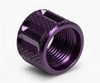 Combat Armory Thread Protector 1/2 x 28 (9mm & .357SIG Barrel) Knurled Straight Fluted in Violet