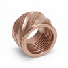 Combat Armory Thread Protector 1/2 x 28 (9mm & .357SIG Barrel) Knurled Thick Spiral in Rose Gold