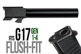 Combat Armory barrel Fits Glock 17 9mm Flush Fit Barrel