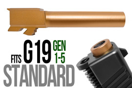 Combat Armory barrel Fits Glock 19 New  9mm Match Grade Barrel In Copper