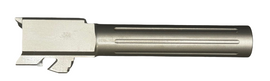 Combat Armory Barrel Fits Glock 19 9mm Match Straight Fluted  Barrel  in Flat Gray