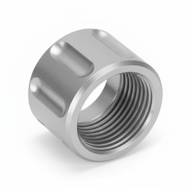 Combat Armory Thread Protector 1/2 x 28 (9mm & .357SIG Barrel) Straight Fluted in Naked Combat Armory Thread Protector 1/2 x 28 (9mm & .357SIG Barrel) Straight Fluted in Naked