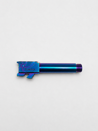 Closeout Barrel Fits Glock 26  9mm Match Threaded Barrel blue Stainless Steel