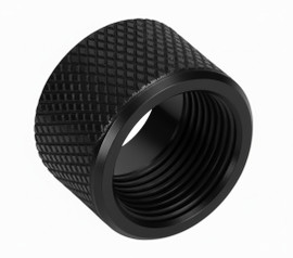 Combat Armory Thread Protector 1/2 x 28 (9mm & .357SIG Barrel) Knurled in Black