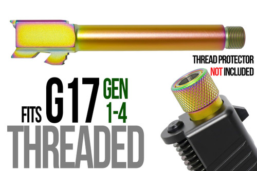 Combat Armory barrel Fits Glock 17 9mm Match Grade Barrel Threaded in Chameleon