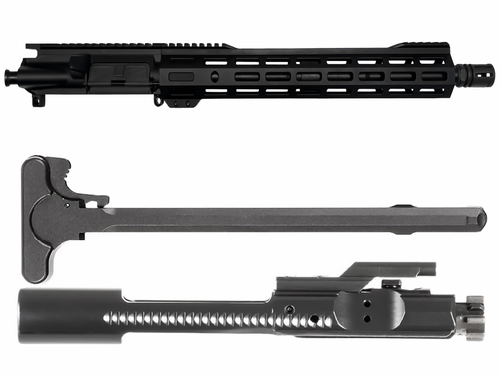 Combat Armory AR-15 .556 - 16" LENGTH 1:7 TWIST W/ 15" SLIM M-LOK Hand-guard NO Assembly Required With BCG and Charging Handle