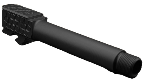 Combat Armory Barrel Fits Glock 19 9mm Match Honeycomb Threaded Barrel in Black