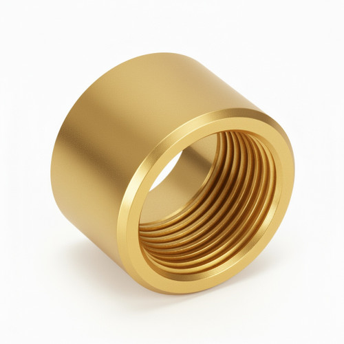 Combat Armory Thread Protector 1/2 x 28 (9mm & .357SIG Barrel) Smooth in Gold