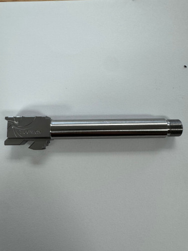 Closeout Barrel Fits Glock 17  Gen 1-4 9mm Barrel Threaded Naked Stainless Steel