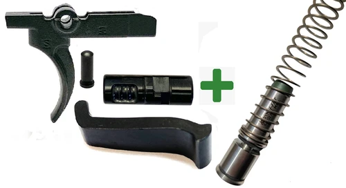 Flash Combo Super Safety & Odin AR15 Buffer Curved Face Trigger Kit D2 Steel – Active Reset Trigger For AR-15 