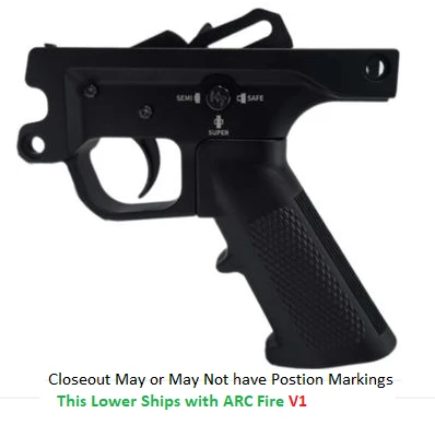 CLOSEOUT MP5 ARC Fire V1 MP5 Lower - PTR 9KT NO FFL NEEDED 