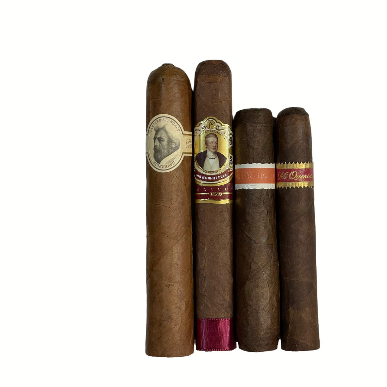 You get a Caldwell Eastern Standard Magnum, Sir Robert Peel Maduro by Protocol, RoMa Craft Neanderthal HN Robusto, AND Mi Querida Triqui Traca in this full-body pack of goodness. Toss in FREE shipping and this wins!!!