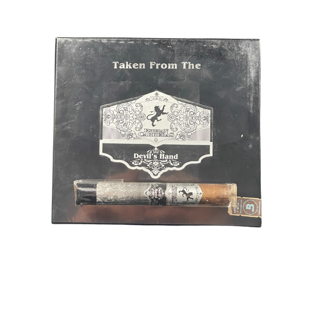 Esteban Carreras Devil's Hand Corojo Maduro Boolit ( 4 3/4 X 46) Box of 32 @cigarsamplers.com for a GREAT price & free shipping!!!