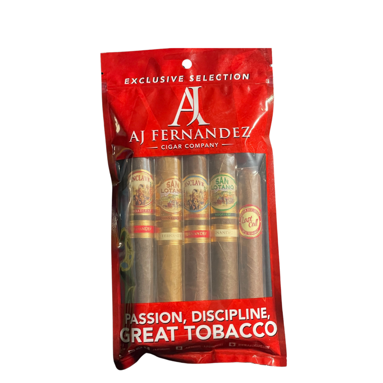 5 Top Selling AJ Fernandez Cigars in a stay fresh Humi-Bag with FREE shipping from cigarsamplers.com This is a winner every single time!!!