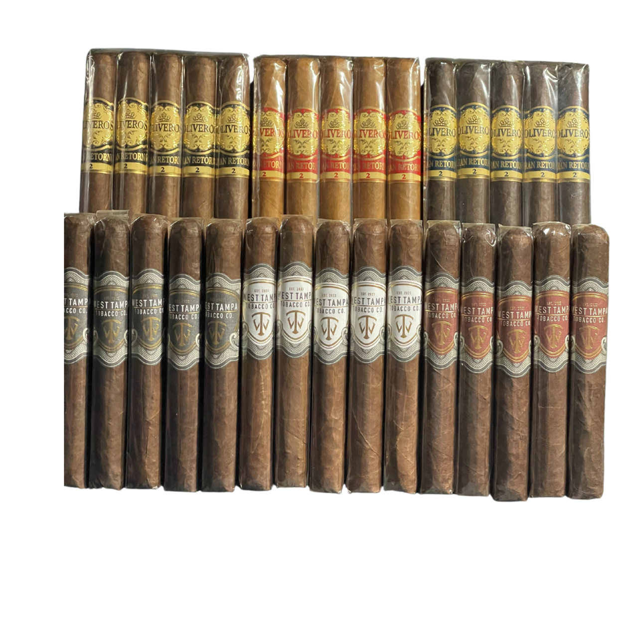 Big Brand Battle 15 West Tampa Tobacco VS. 15 Oliveros OVER 1/2 off + FREE shipping from cigarsamplers.com LOAD UP!!!