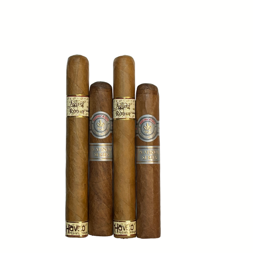 Highly Rated Sampler! 94 Rated Montecristo Platinum Series plus 91 Rated Aging Room Havao Treble. Great Cigars and a better deal!