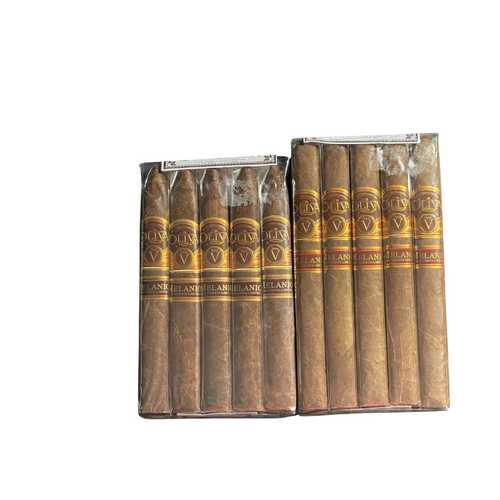 Oliva Serie V Melanio Torpedo VS. Oliva Serie V Melanio Churchill @cigarsamplers.com YOU get 5 of each for 10 cigars in total with FREE shipping!!!