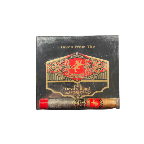Esteban Carreras Devil's Hand Dark Corojo Boolit ( 4 3/4 X 46 ) Box of 32 with FREE shipping @cigarsamplers.com