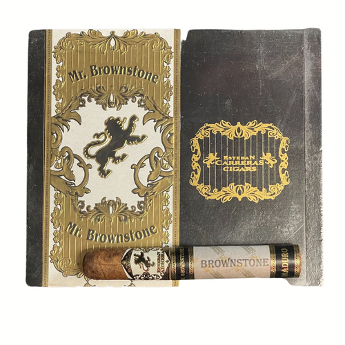 Esteban Carreras Mr. Brownstone Maduro Boolit ( 4 3/4 X 46 ) Box of 32 @cigarsamplers.com with FREE shipping!
