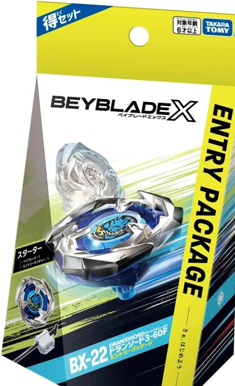 Takara Tomy Beyblade X BX-01 Starter, Dran Sword, 3-60F