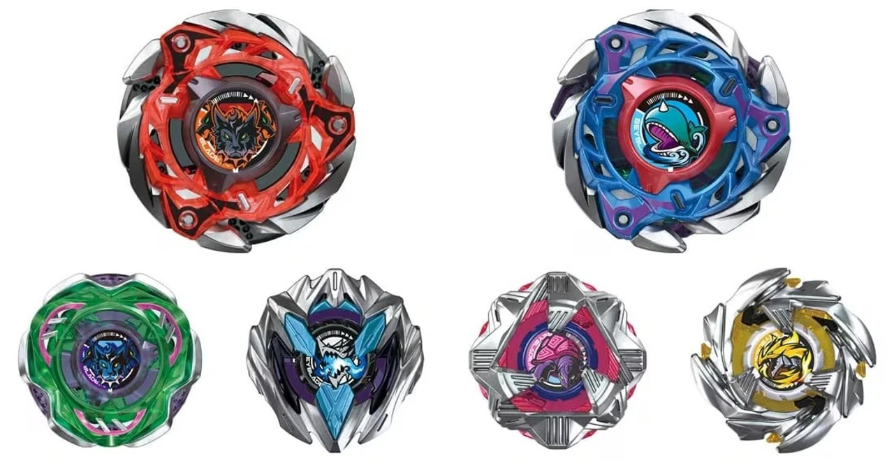 BEYBLADE X CX-08 4種類セットとステッカー BEYBLADE X CX-08 4種類セットとステッカー Pre-Order Lot 2