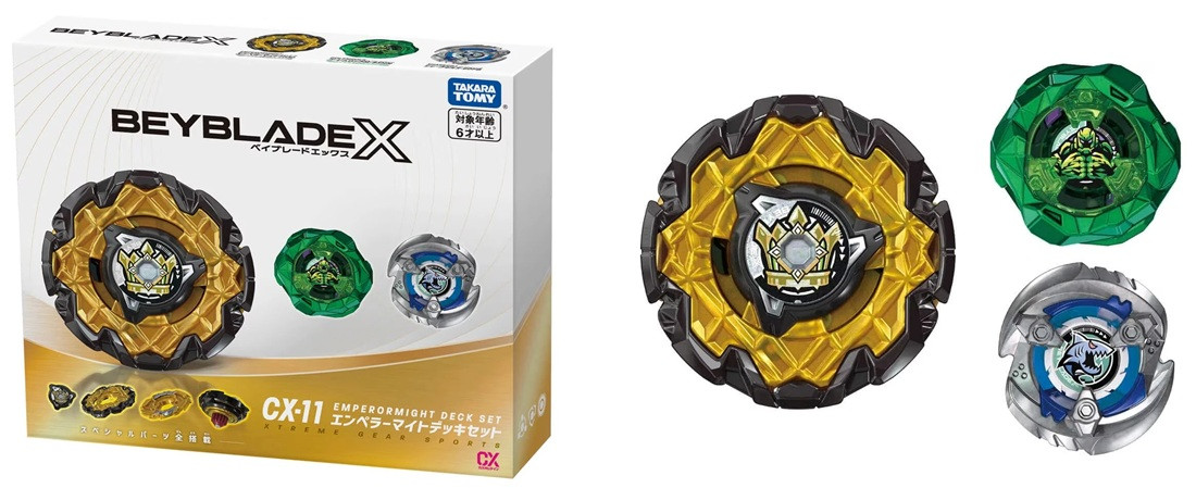Takara Tomy Beyblade X CX-11 DECK SET (Official Product Name and