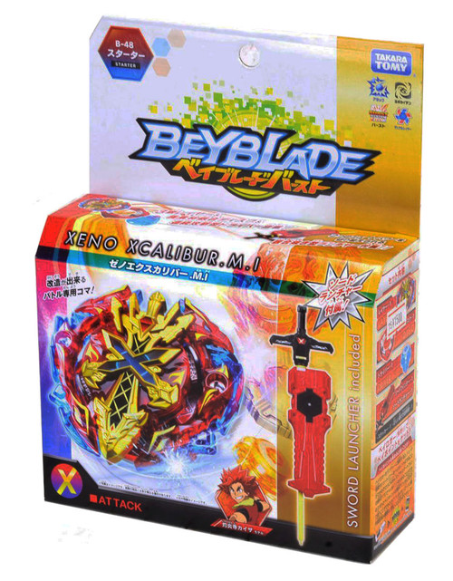 Wholesale Takara Tomy Beyblade BURST B-48 Starter Xeno Excalibur.M.I (SEA Version)