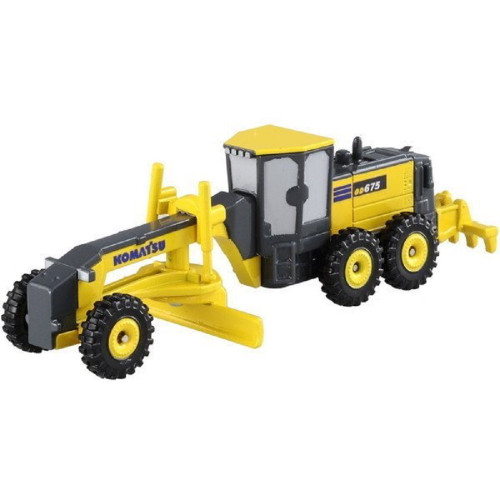 Takara Tomy Tomica No. 140 Komatsu Motor Grader GD675-6