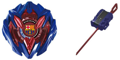 [Loose][No Packing Box][With QR Code] Takara Tomy Beyblade X Limited Edition BXG-18 (UX-00) Starter Dranbuster-1-60A (Metal Coat: Blue) FC Barcelona Version