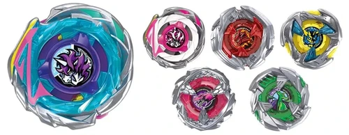 [Pre-Order - APRIL 28] [Loose][No Packing Box][With QR Code] Wholesale Takara Tomy Beyblade X CX-17 Random Booster Vol. 10 Full Set (Set of 6 Models)
