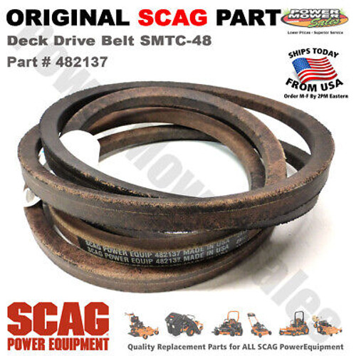Scag 482137 BELT, DECK DRIVE - SMTC-48