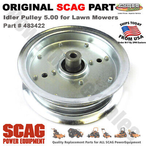 Scag 483422 PULLEY, 5.00 IDLER