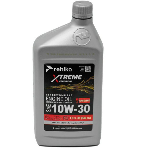 Kohler 25 357 65-S SAE 10W-30 Synthetic-Blend Engine Oil - Quart
