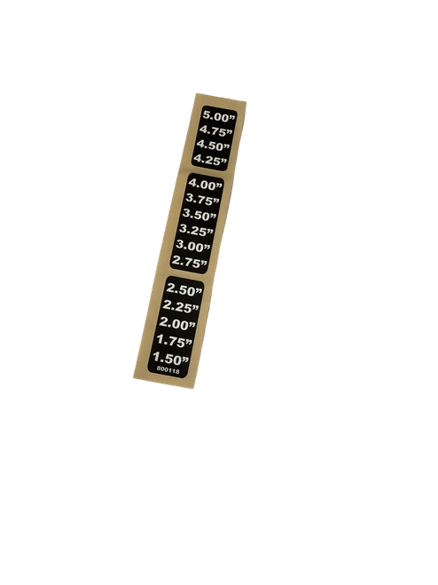 Dixie Chopper 800118 Decal - Height Deck Lift Electric 2006