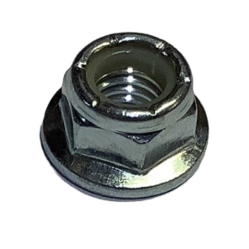 Dixie Chopper N-217 Nut-5/16"-18 Flange Nyloc, Gr.A Clear Zinc