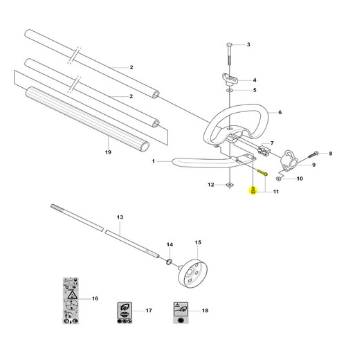 Husqvarna 503216816 SCREW