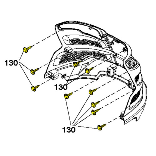 Husqvarna 596321701 SCREW HEXAGON HEAD TAPPING SRW