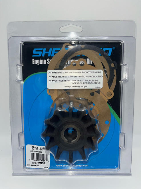 Sherwood 10615K-SHW Impeller Kit Replace Onan 541-1520 Fits MDKBT MDKBU MDKDT MDKDU MDKDP MDKDR MDKDS MDKDV