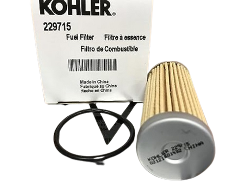 Kohler 229715 Fuel Filter with O-Ring Fits 9EOZD 4EFOZ 9EFOZD 5EOZ 7EOZD 6.5EFOZ 8EOZ  