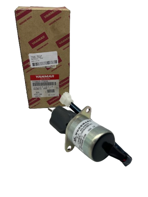 Yanmar 119807-77800 Stop Solenoid 